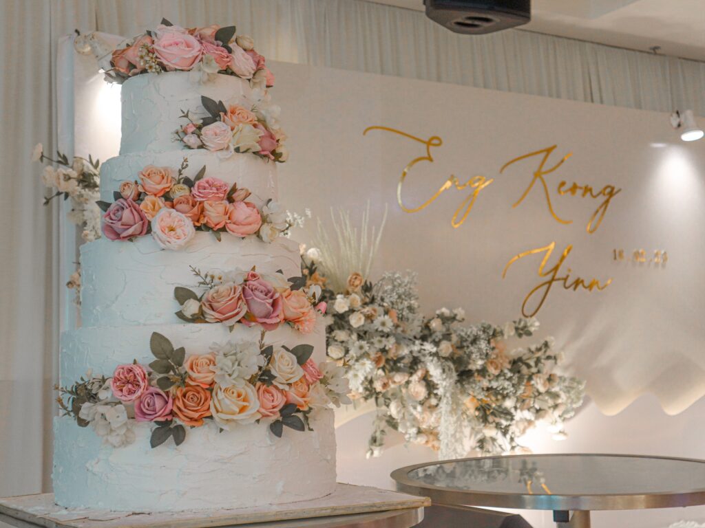 Sweet Floral Wedding Cake