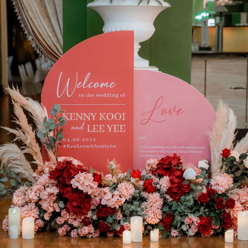 32 Mansion Wedding Decor Signage